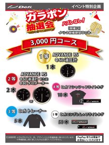 ガラポン3000円