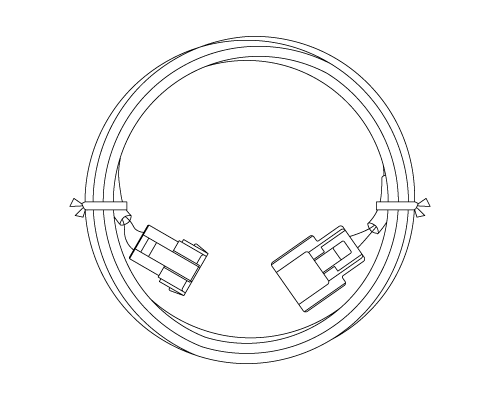 PDF05602H_油温計センサーハーネス (3m)
温度センサーハーネス (Racer Gaugeに使用する場合)
温度1センサーハーネス (DIN-Gaugeに使用する場合)