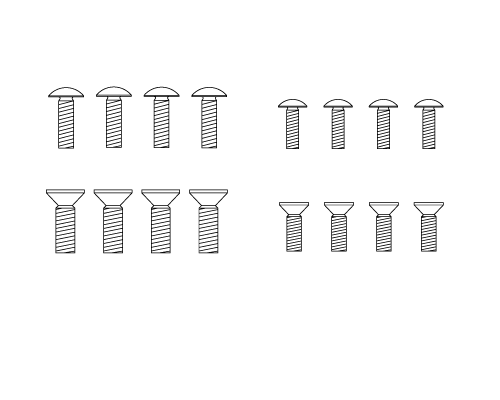 PDF05605G_DIN-Gauge用ネジセット