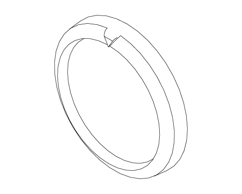 PDF07105G_Φ80 レギュラーポジションベゼル 黒