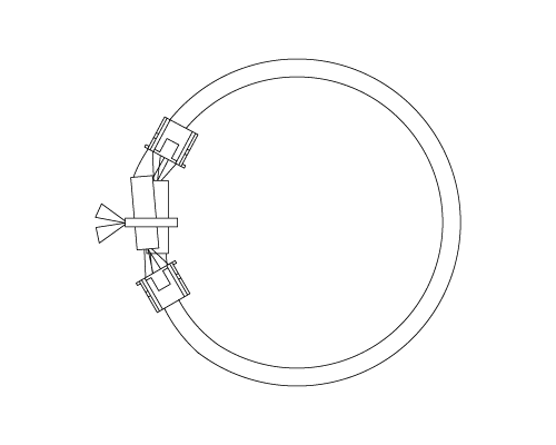 PDF07707H_ADVANCEメーターハーネス (25cm)
