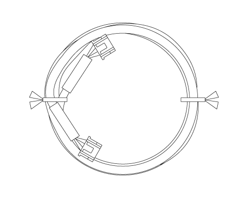 PDF07709H_ADVANCEメーターハーネス (1m)